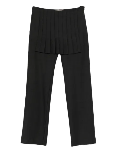 Paloma Wool Andrale skirt-appliqué trousers Black VV6903209
