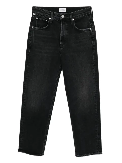 Citizens of Humanity DELFINA high-rise straight jeans Black 22503065