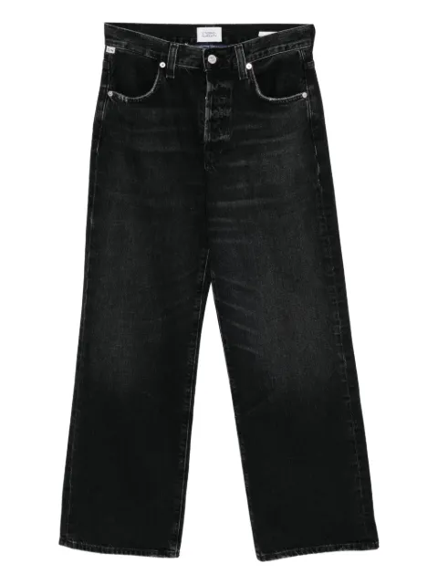 Citizens of Humanity ANNINA high-raise wide leg jeans Black 20383062