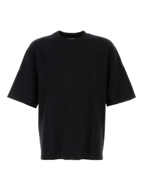 Dolce & Gabbana cotton T-shirt Black G8SZ8TG7PK4