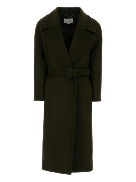 Stella McCartney belted wool coat Brown 6601293GU765
