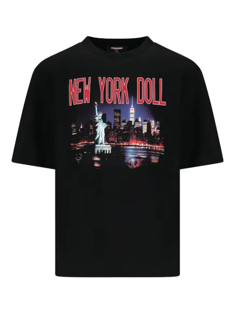 DSQUARED2 x Vaquera loose fit T-shirt Black S71GD1598D20020