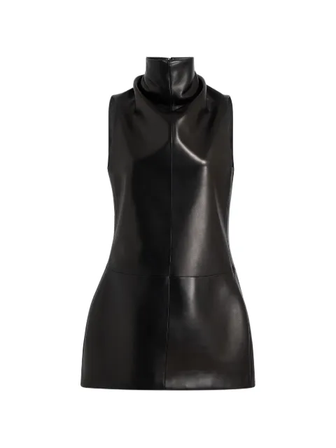 KHAITE Daria high-neck mini dress Black 5537937200