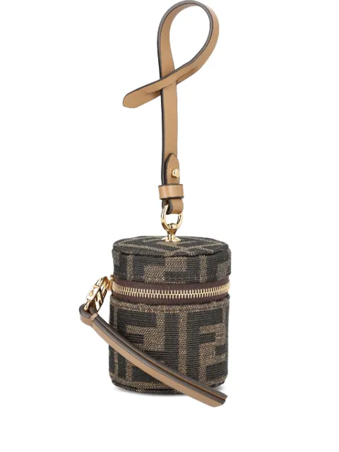 FENDI Baguette FF-pattern coin holder Brown 8M0518A98P