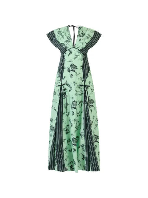 Rosie Assoulin floral midi dress Green R261D02WC269336