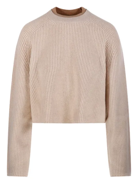 Max Mara ribbed-knit jumper Neutrals 2521366172600