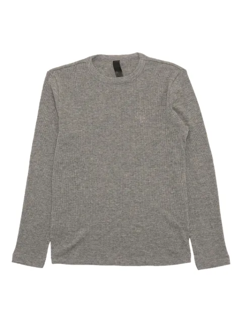Chrome Hearts wool long sleeve T-shirt Grey CHRM0195