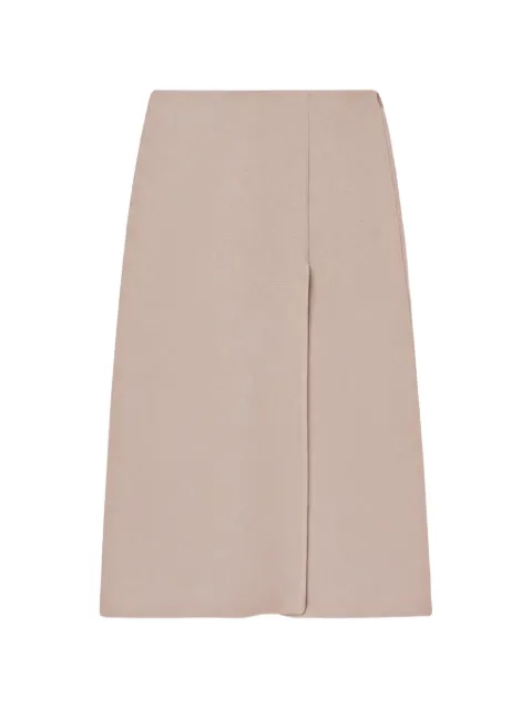 Fedeli front-slit midi skirt Neutrals TD000250