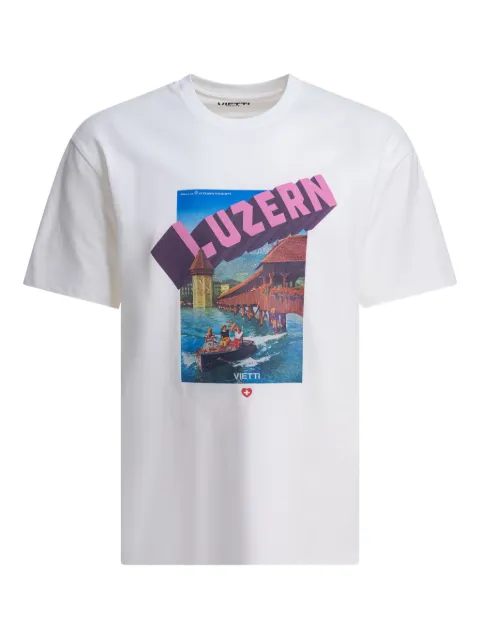 VIETTI MERCHANDISE Luzern graphic-print T-shirt White TSHIRTPOSTERLUZERN