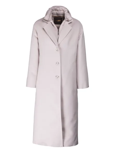 Moorer long-sleeve coat Pink MODCA100240BREANN