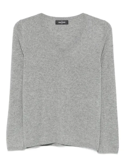 Gran Sasso V-neck sweater Grey 5725116805078