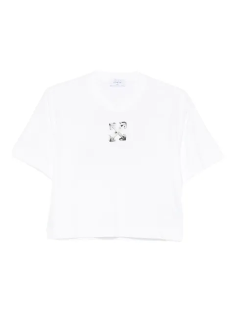 Off-White logo-print T-shirt White OWAA090F25JER0040172
