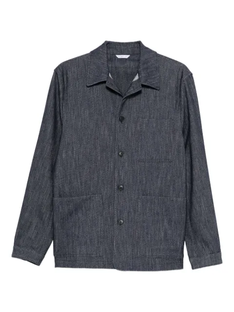 Manuel Ritz patch-pocket shirt jacket Blue 3932G2440253611