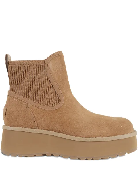 UGG 20mm ribbed platform boots Brown 1173258097