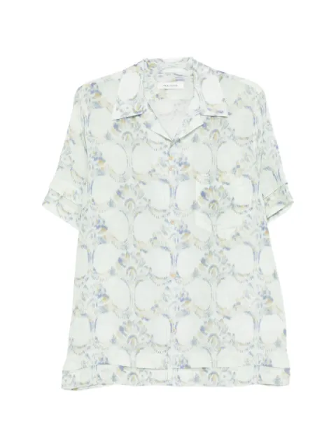 Wales Bonner short-sleeves shirt Green MS26SH03VI021001