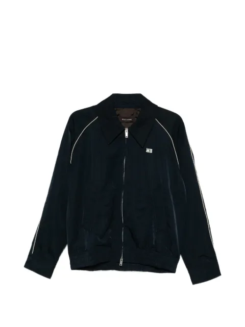 Wales Bonner Taslan logo-detail jacket Blue US26JA12NY01503