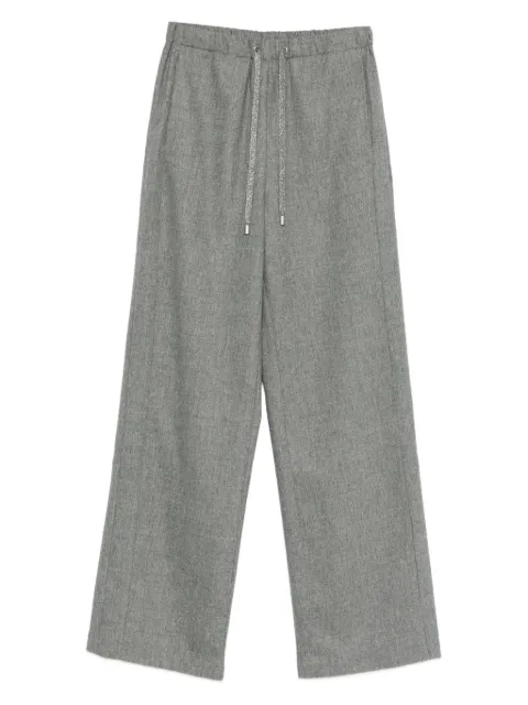Gran Sasso drawstring-waist trousers Grey 7627158897070