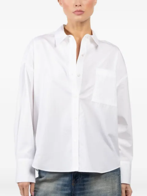 Arlo Mott side-slit shirt White 1021