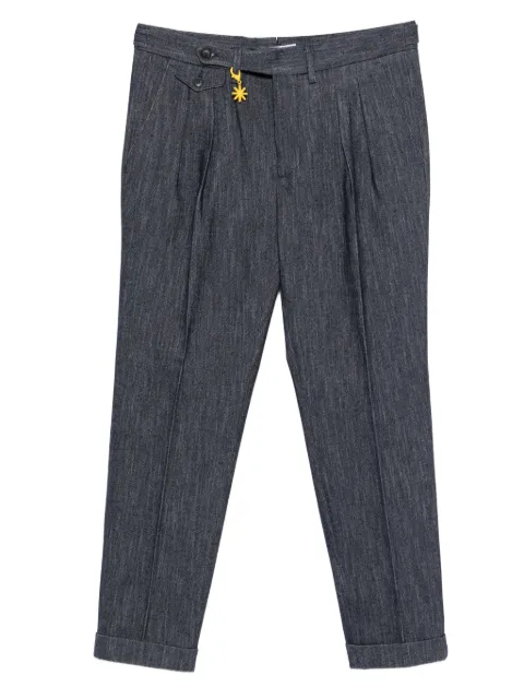 Manuel Ritz wool-blend trousers Blue 3932P1668253611