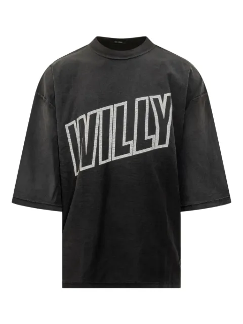 Willy Chavarria inside-out logo-print t-shirt Black WCJSY0136001