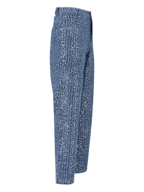 Charles Jeffrey Loverboy sequin-embellished jeans Blue 52040102