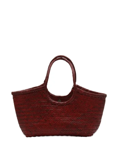 DRAGON DIFFUSION Big Nantucket leather tote bag Brown 8822