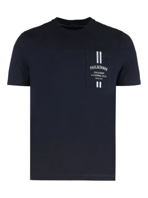 Paul & Shark crew-neck short-sleeve T-shirt Black 15311637