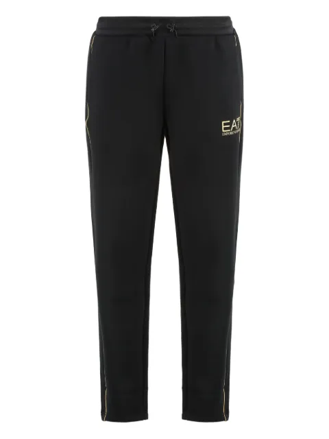 Ea7 Emporio Armani logo-print side-stripe pants Black 7M000672AF14146