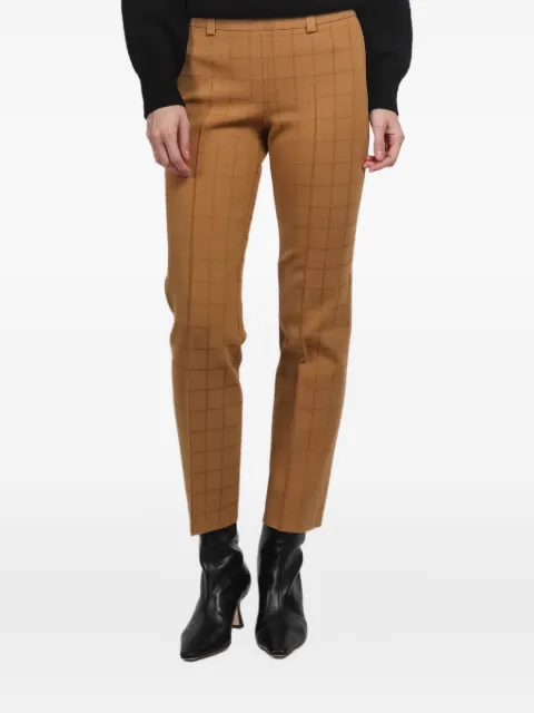 High Sport checked trousers Brown 226Y029