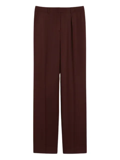 Max Mara Pleated Trousers Brown 2521136032600