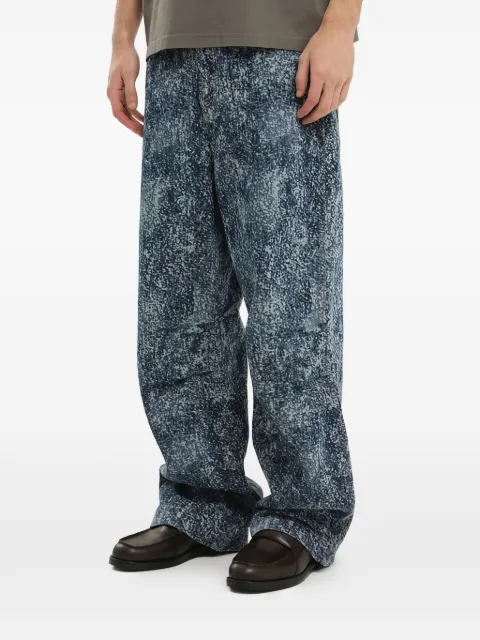 1989 STUDIO Marble mastiff denim jeans Blue F04MCE006DEN001