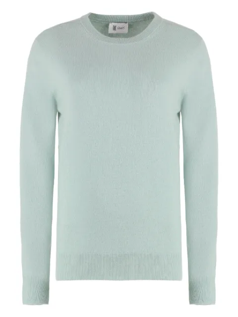 THE (Alphabet) ribbed long-sleeve sweater Blue K10813Q0K120Q