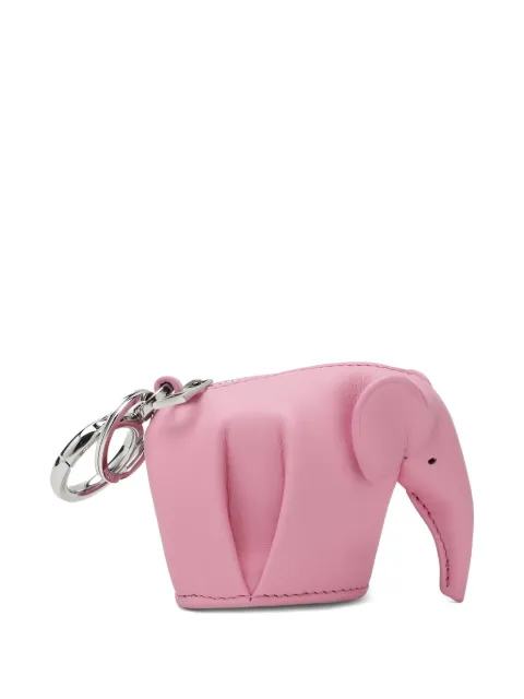 LOEWE elephant-charm keyring Pink C880N96X12