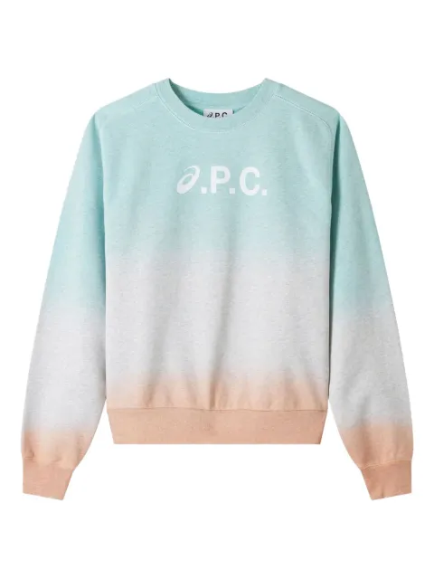 A.P.C. Stone Dip Dye sweatshirt Blue COEZDF27957