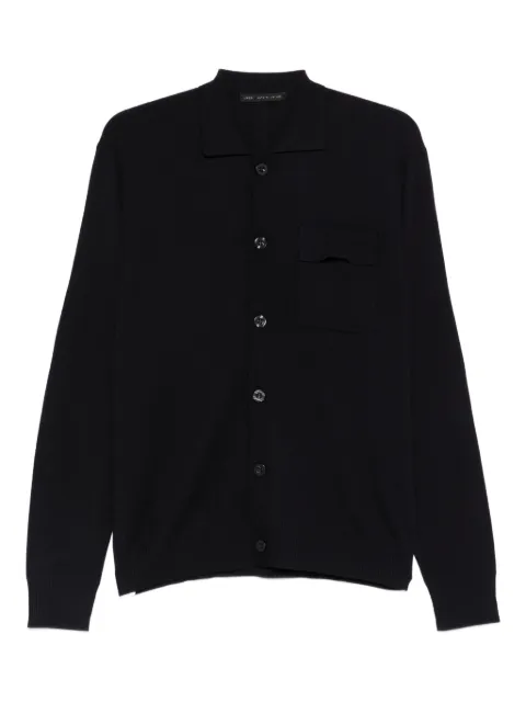 Low Brand pocket buttoned cardigan Blue L1MFW25266737E044