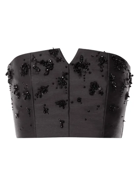 Alberta Ferretti embellished top Black AEF252M08035136
