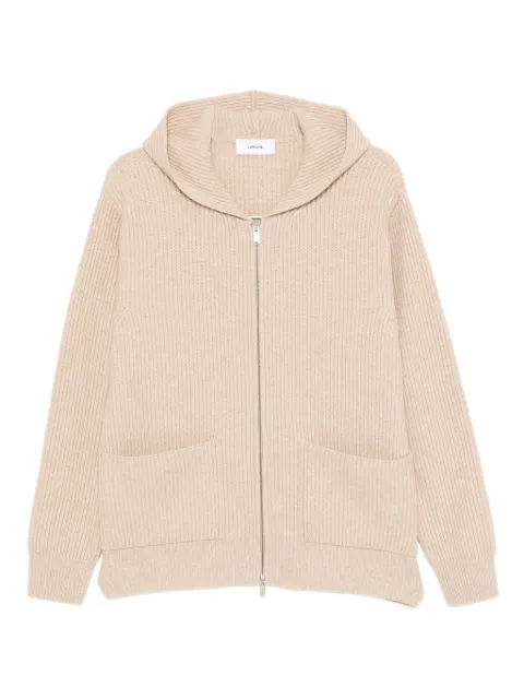 Lardini hooded cardigan Neutrals AALMML424AA65031150