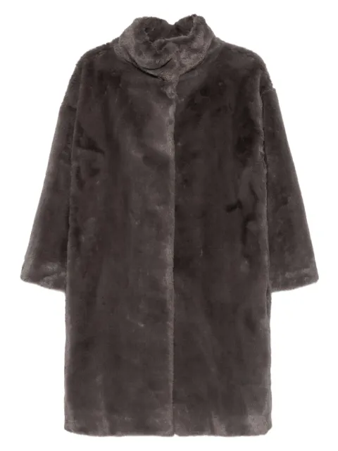 Herno funnel-neck coat Grey GC000491D12422