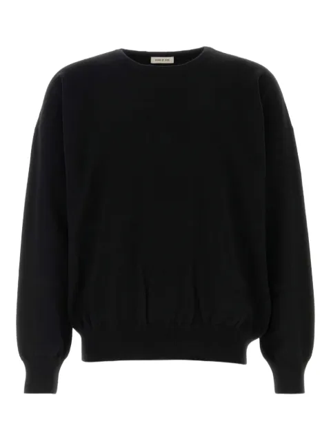 Fear Of God cashmere crew-neck sweater Black FG25FW20206CAS
