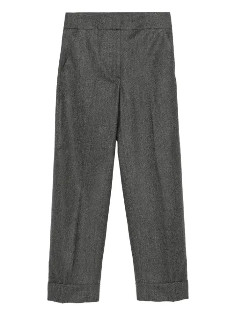 Peserico pressed-crease trousers Grey P0471002581