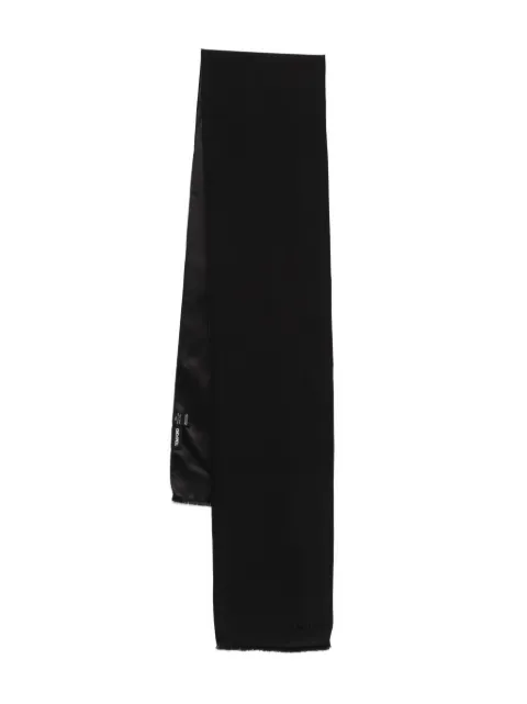 TOM FORD frayed-edge scarf Black SSE001SPS11