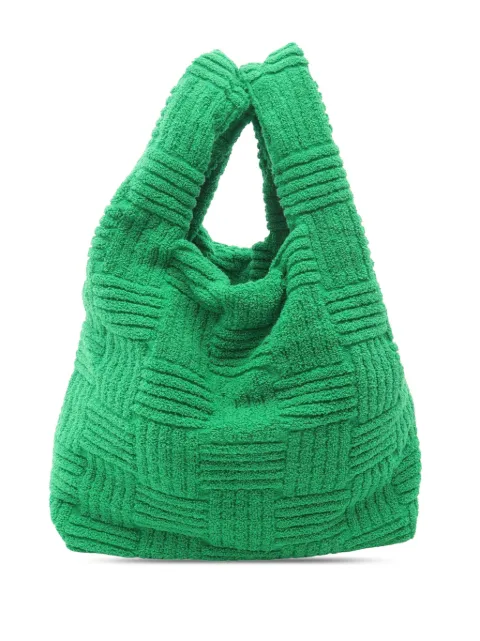 Bottega Veneta Pre-Owned 2012-2025 Terry Cloth Shopping tote bag Green 41EU5P424WXTTN84