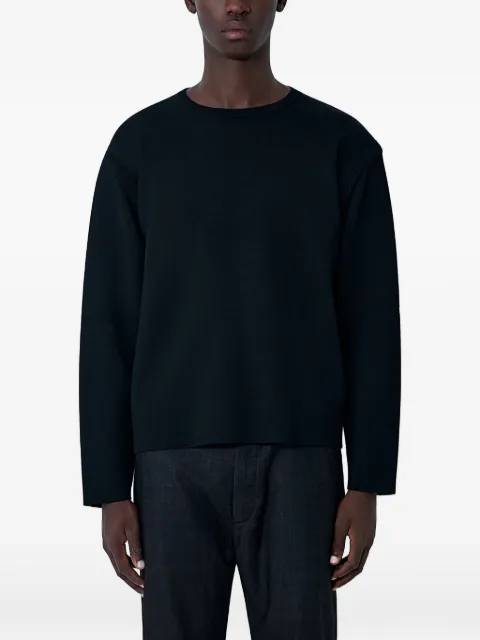 Massimo Osti Studio crew-neck long-sleeve sweater Black 19MMKN033A006595A999