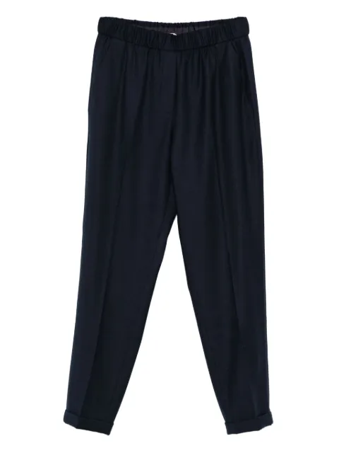 Antonelli elasticated-waist trousers Blue ROSALBAB8557P875B