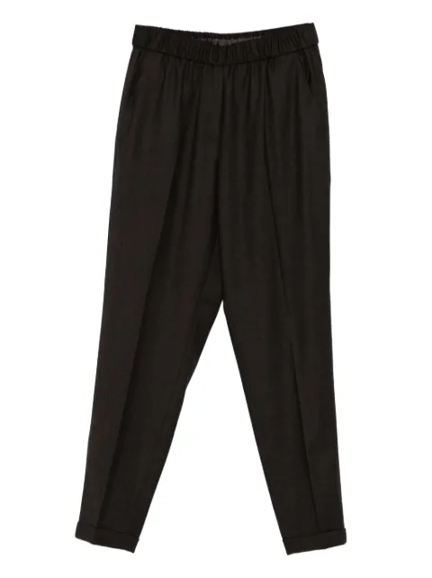 Antonelli elasticated-waist trousers Brown ROSALBAB8557P875B