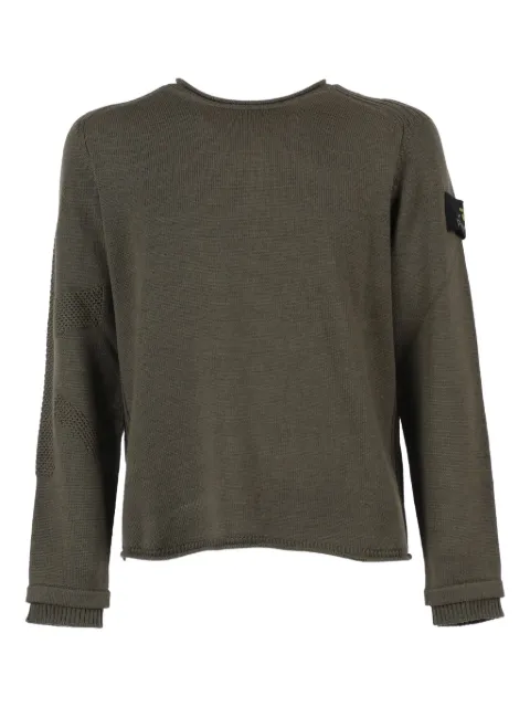 Premiata wool crew-neck sweater Green PMG22