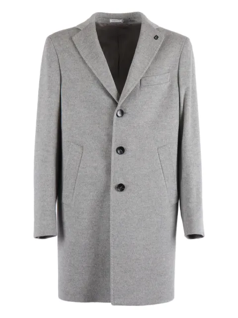 Brera three-button wool coat Grey A5DUBLINOC100