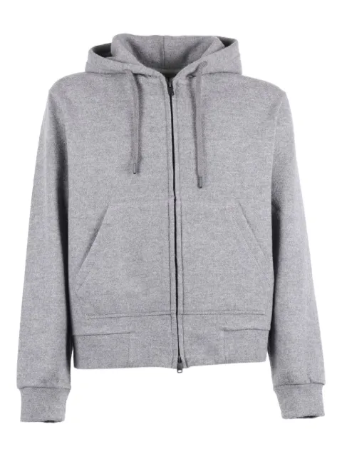 Circolo 1901 wool zip-up hoodie Grey CN5109