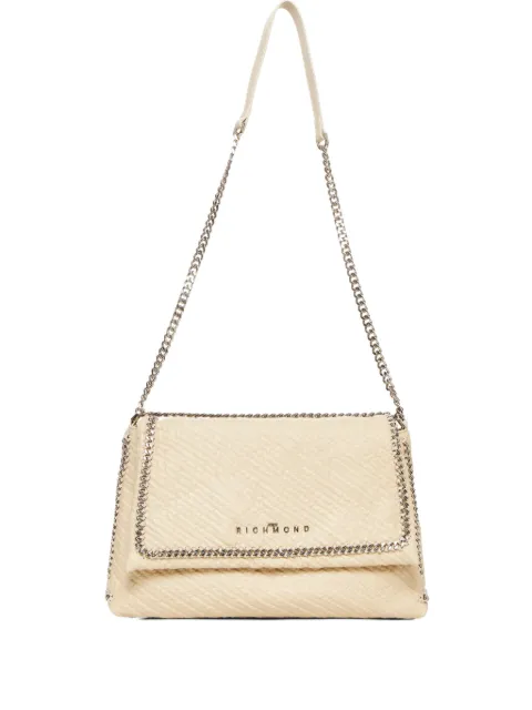 John Richmond chain detail shoulder bag Neutrals RWA25203BO