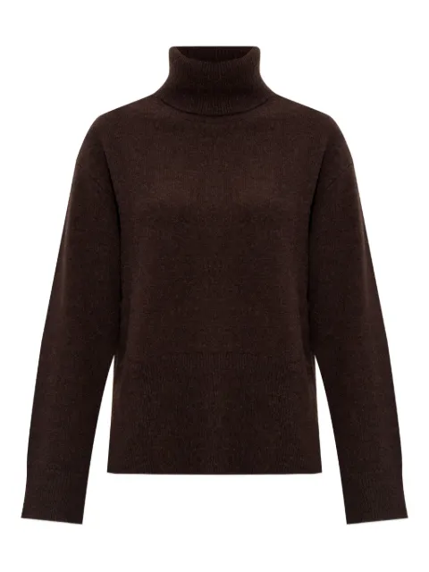SAMSOE SAMSOE roll-neck panelled sweater Brown F25300017